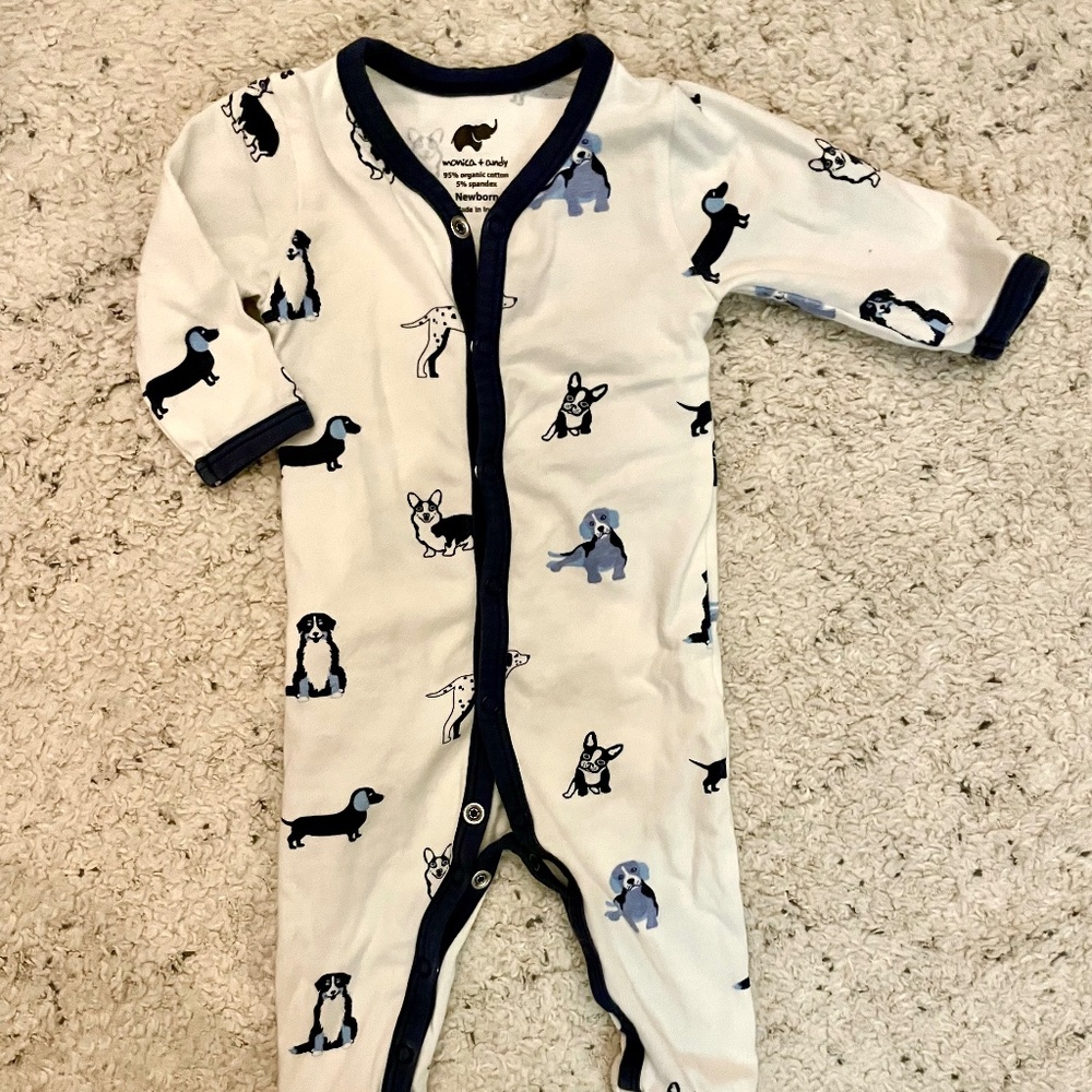Monica and Andy one piece - newborn size
